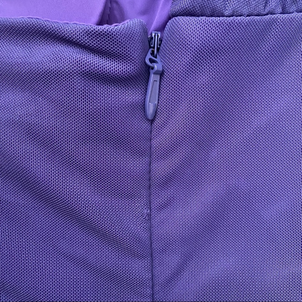 Elegant Purple One-Shoulder Midi Dress - Picture 10 of 10